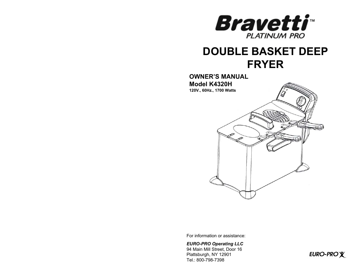 Bravetti K4320H User Manual | 6 pages
