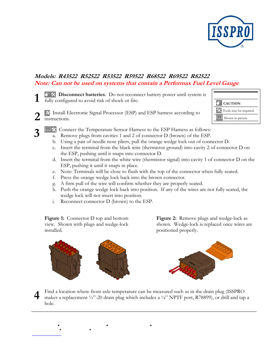 ISSPRO R82222 User Manual | 2 pages