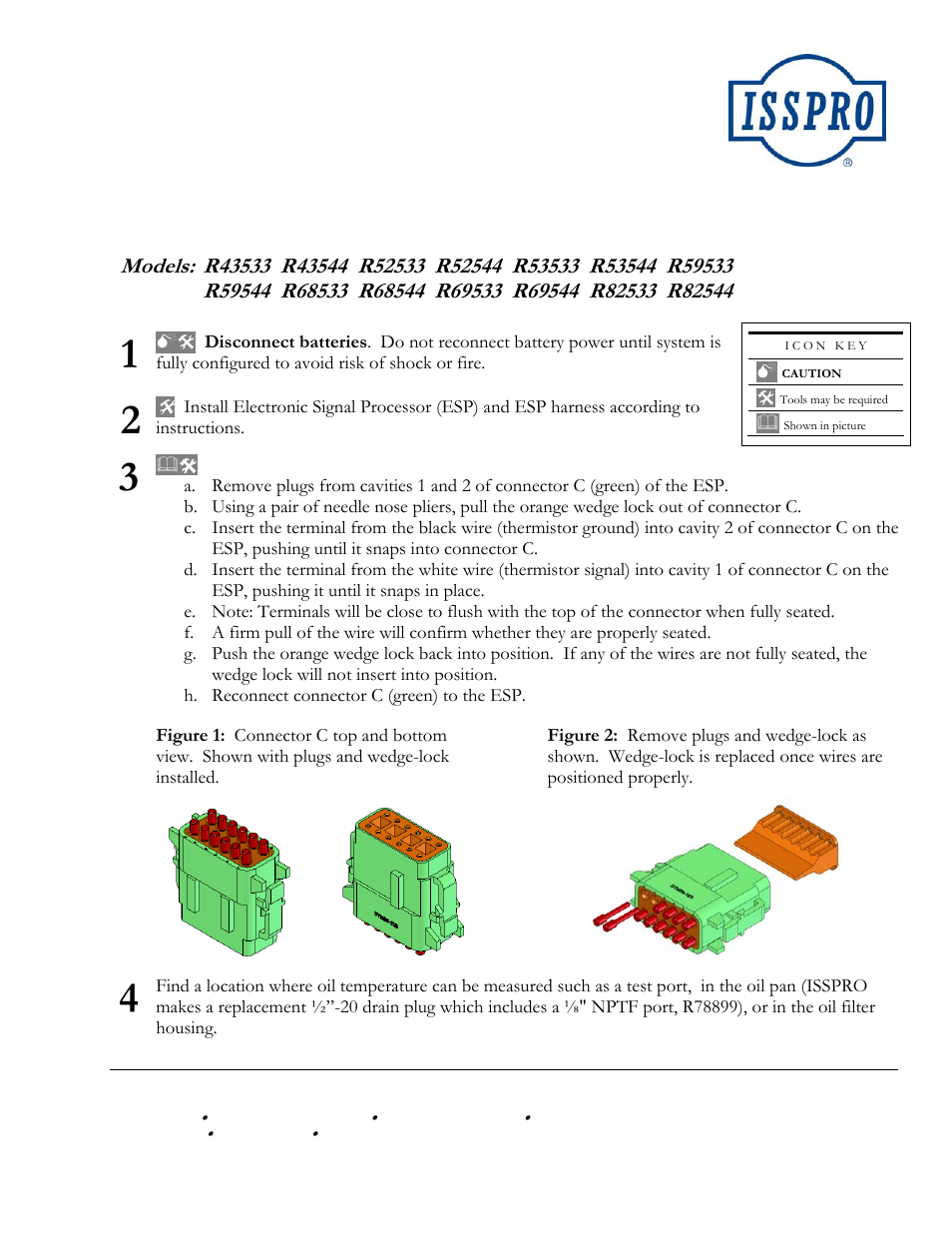 ISSPRO R82544 User Manual | 2 pages