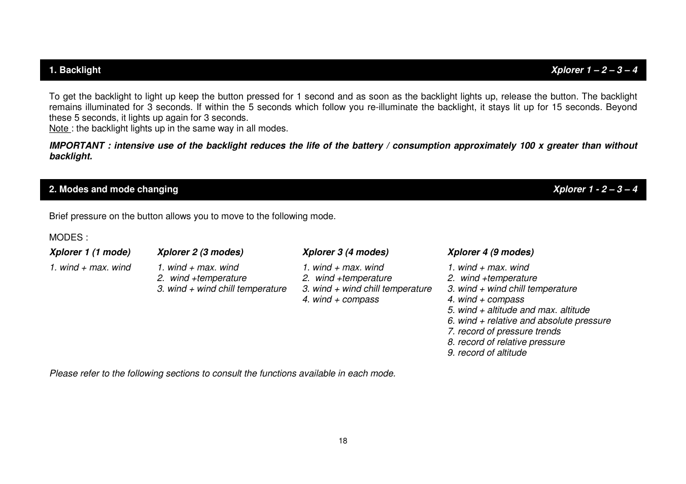 JDC Electronic SA Skywatch Xplorer User Manual | Page 18 / 100