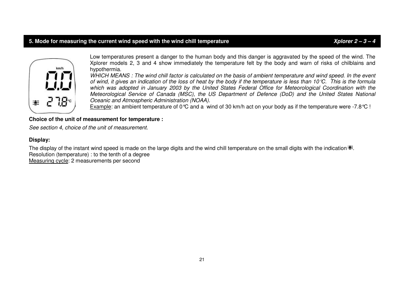 JDC Electronic SA Skywatch Xplorer User Manual | Page 21 / 100