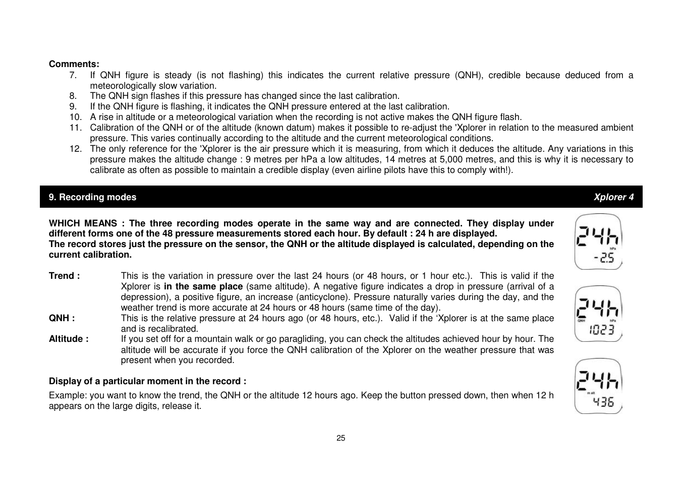 JDC Electronic SA Skywatch Xplorer User Manual | Page 25 / 100