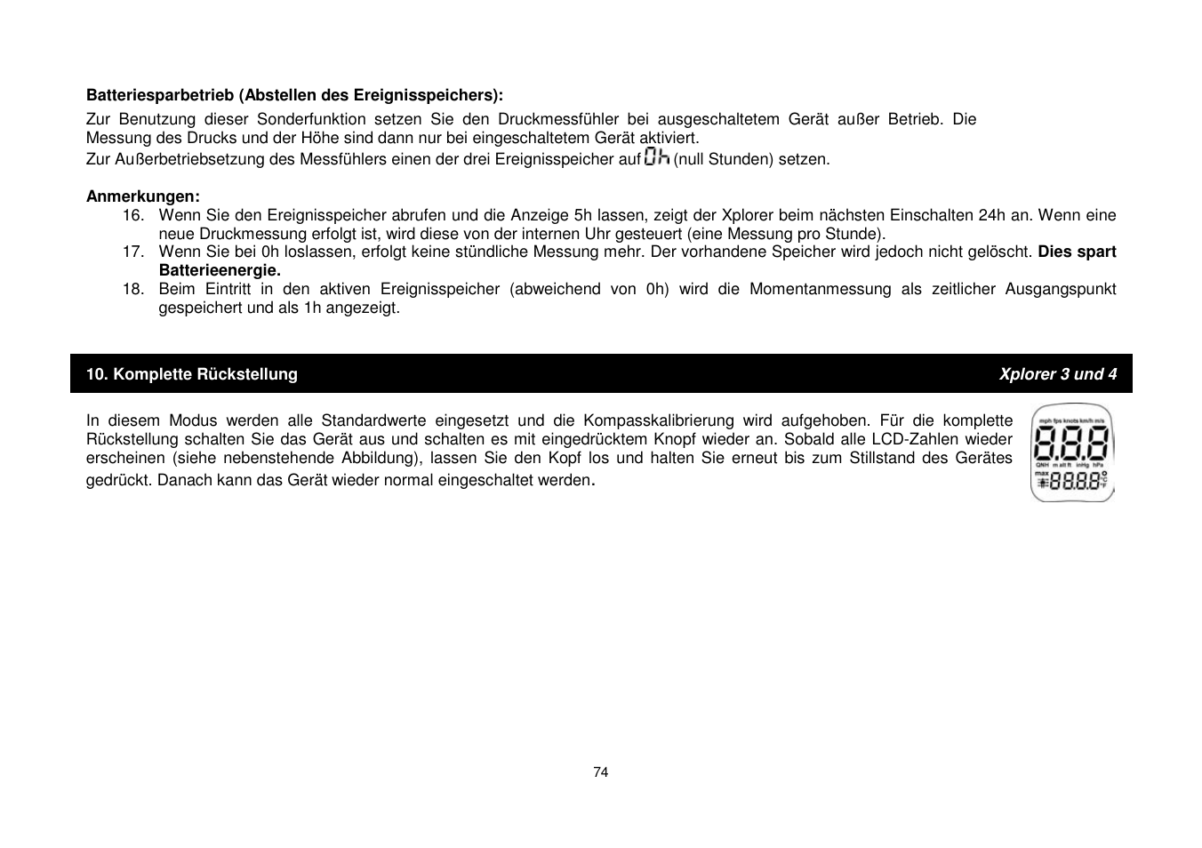 JDC Electronic SA Skywatch Xplorer User Manual | Page 74 / 100