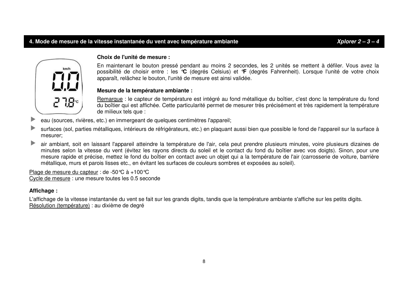 JDC Electronic SA Skywatch Xplorer User Manual | Page 8 / 100