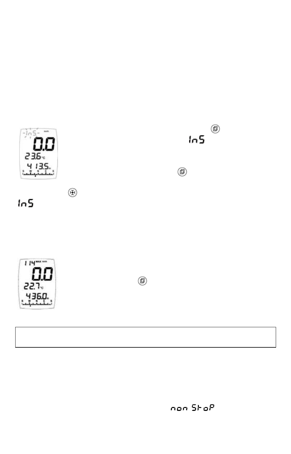 Switching the instrument off, Instantaneous state, Normal state (on) | JDC Electronic SA Geos 11 User Manual | Page 10 / 40