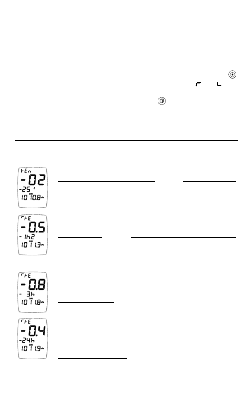 Examples of tendency display screens | JDC Electronic SA Geos 11 User Manual | Page 22 / 40