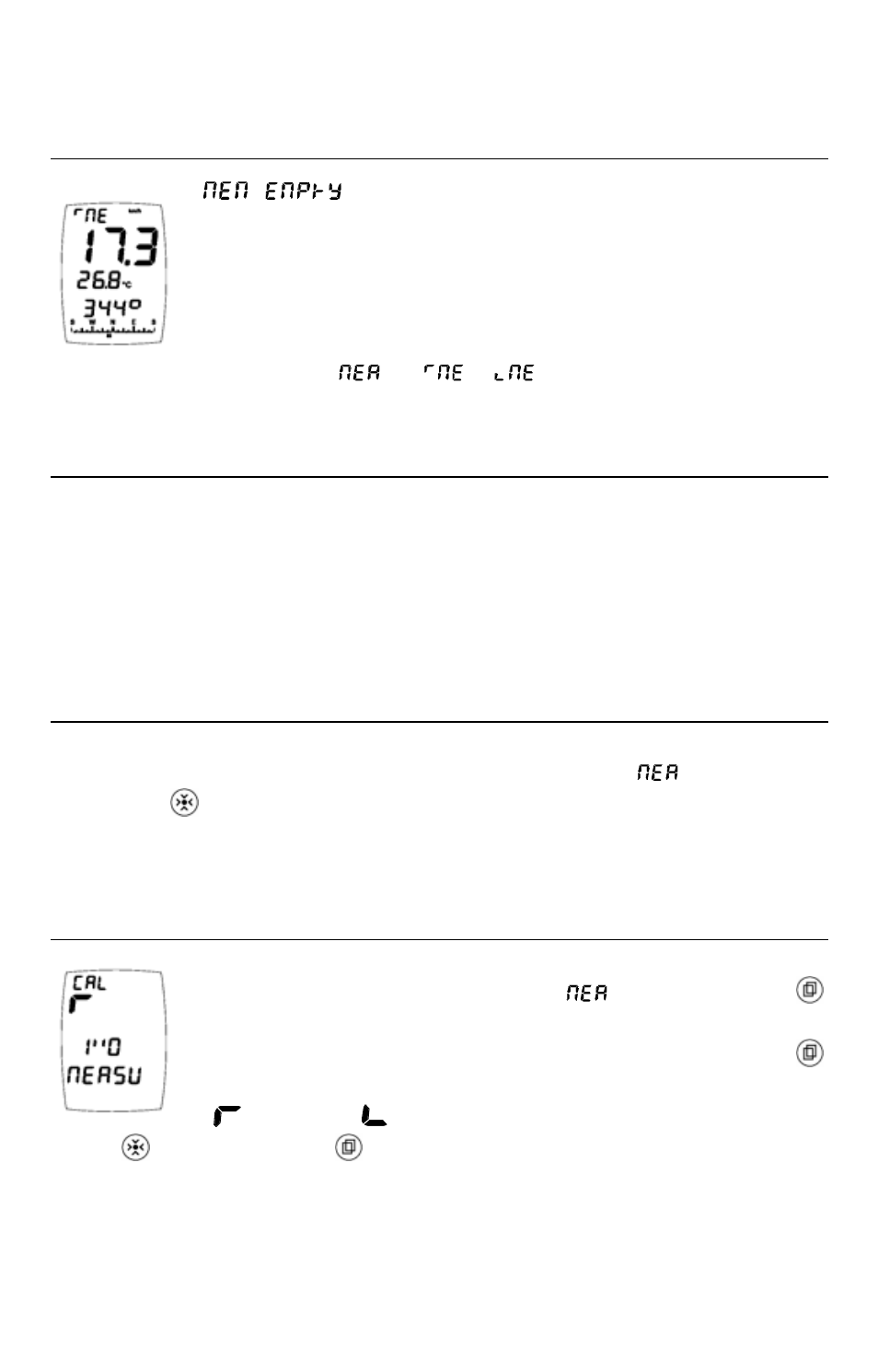 Measurements based on selected rate, Display, Operation | Viewing, Selecting the rate of recordings | JDC Electronic SA Geos 11 User Manual | Page 29 / 40