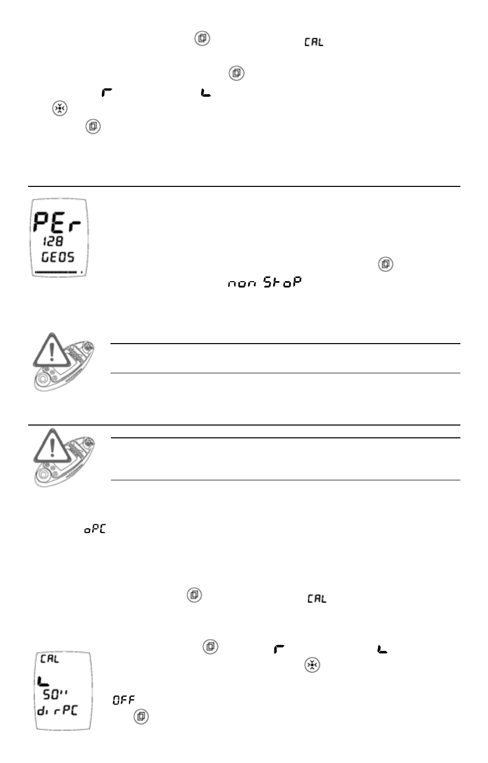 Permanent operation, Data transfer to a pc | JDC Electronic SA Geos 11 User Manual | Page 32 / 40