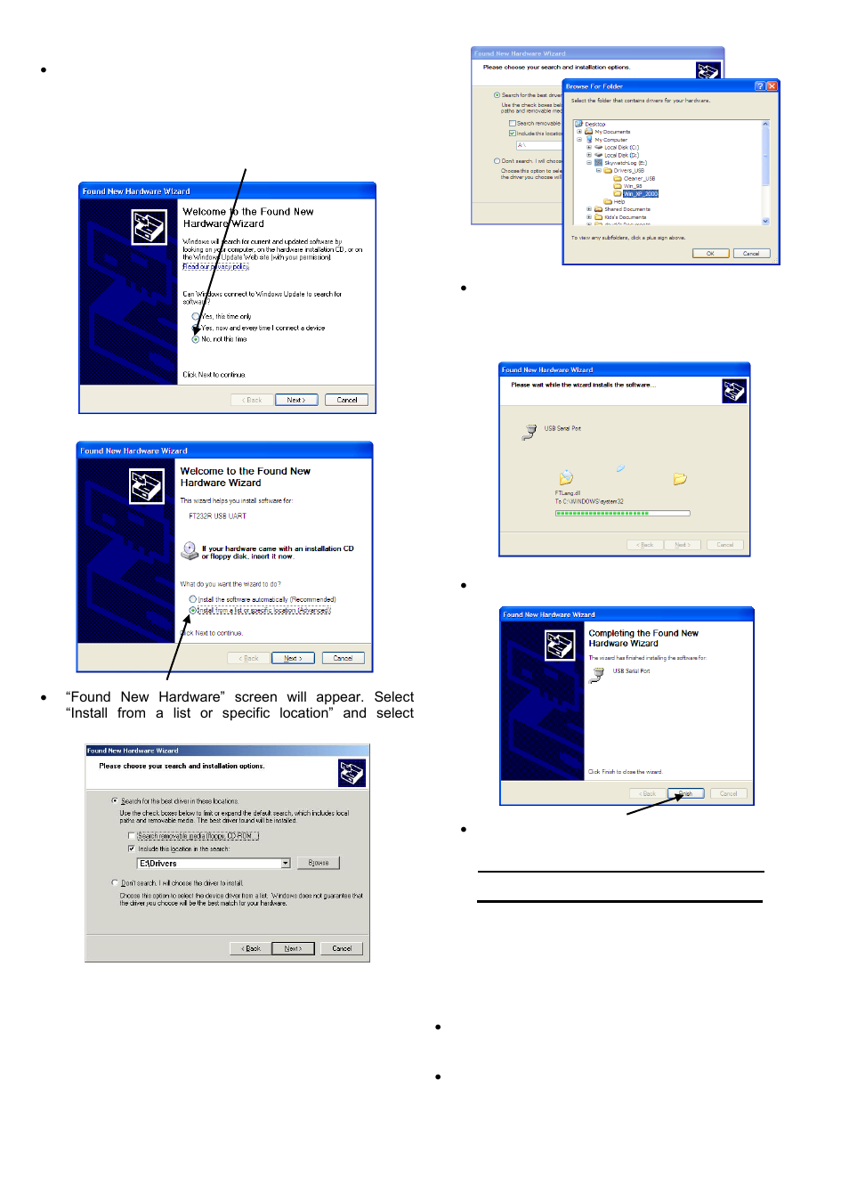 Program instructions, Install usb serial port (com), Ca b | JDC Electronic SA Geos 11 SkywatchLog User Manual | Page 3 / 6