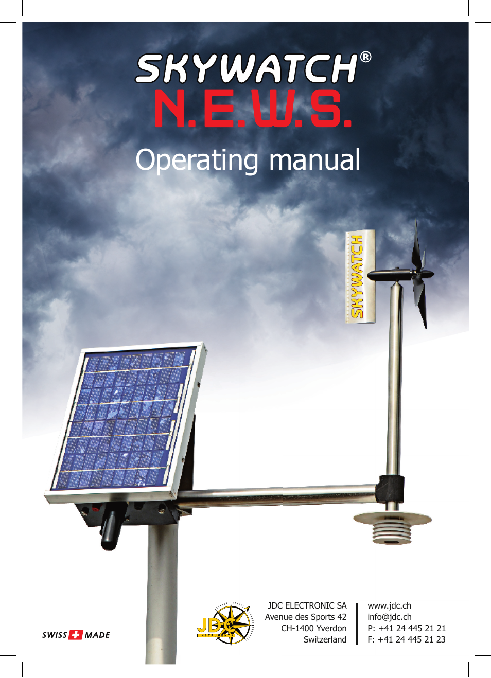 JDC Electronic SA Skywatch N.E.W.S. User Manual | 13 pages