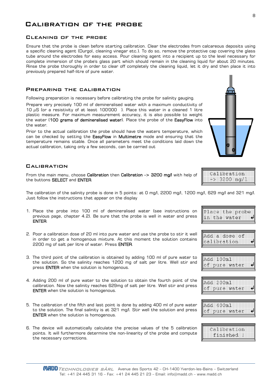 JDC Electronic SA EasyFlow User Manual | Page 8 / 14