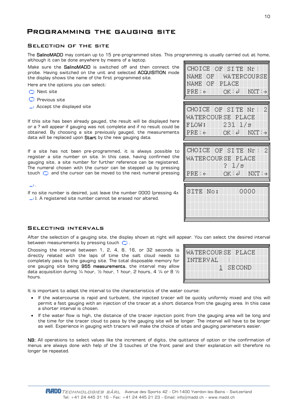 JDC Electronic SA SalinoMADD User Manual | Page 10 / 16