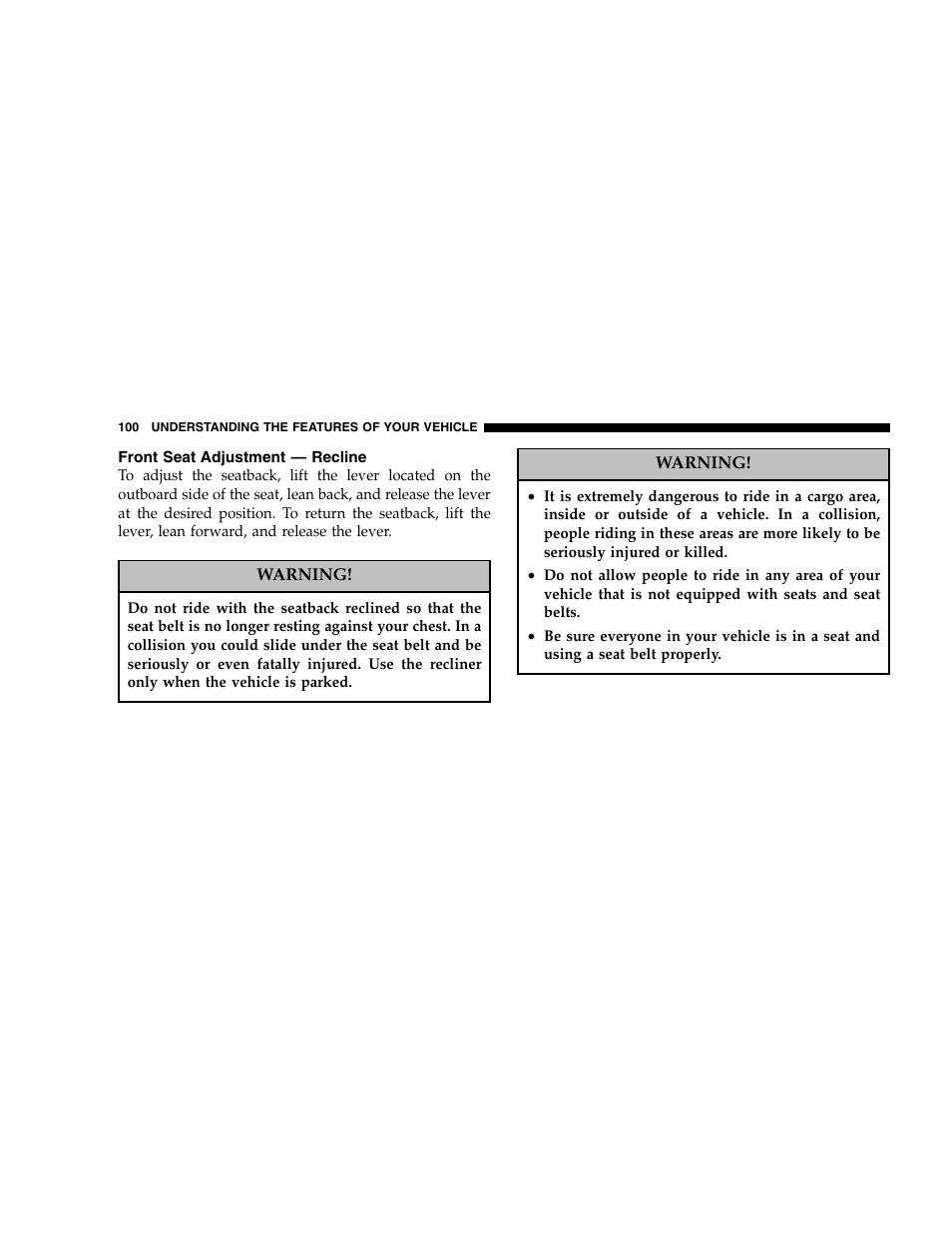 Jeep 2005 Grand Cherokee User Manual | Page 100 / 408