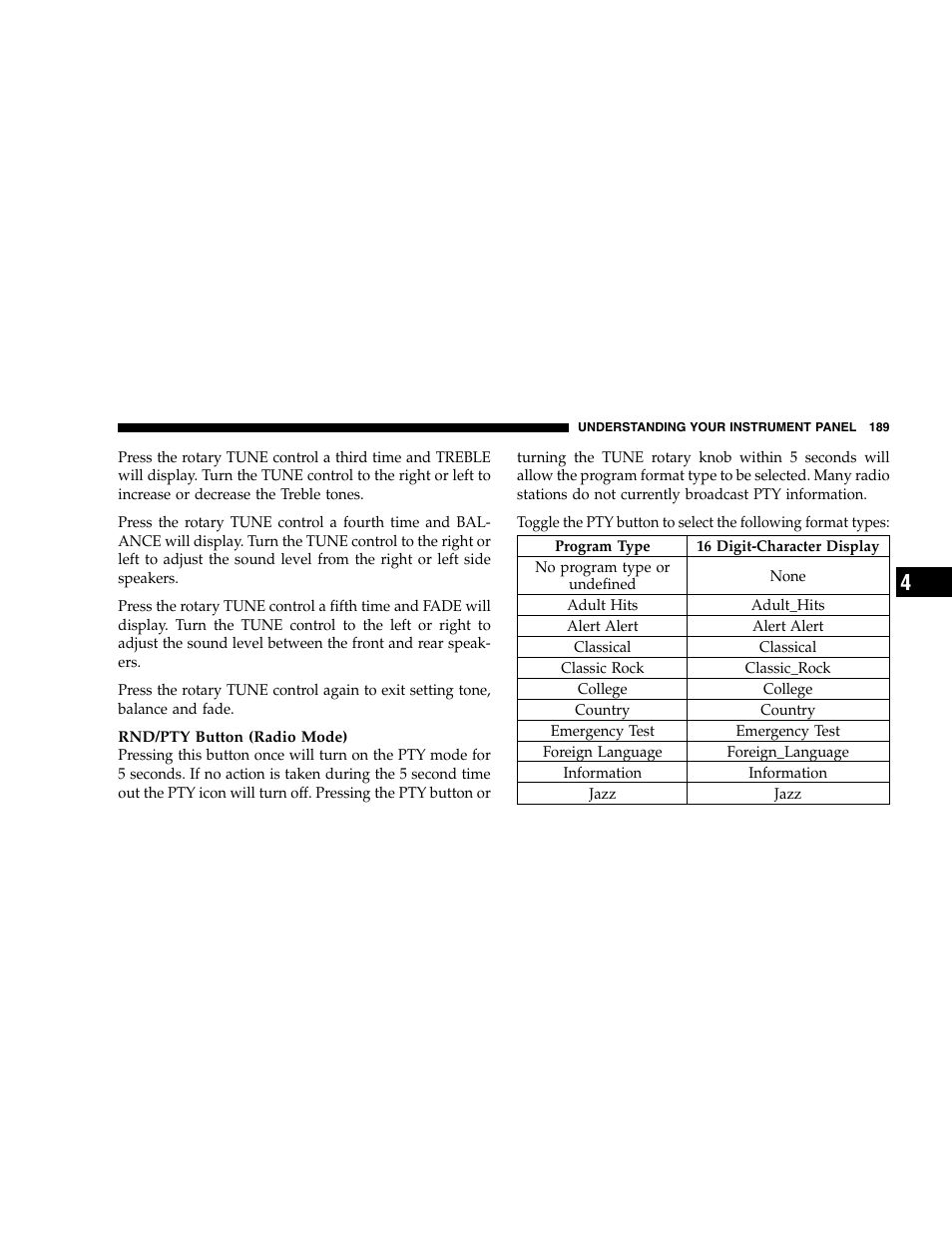Jeep 2005 Grand Cherokee User Manual | Page 189 / 408