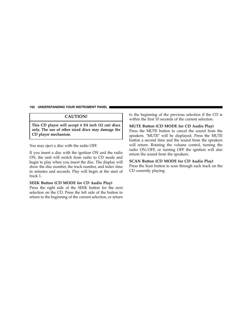 Jeep 2005 Grand Cherokee User Manual | Page 192 / 408