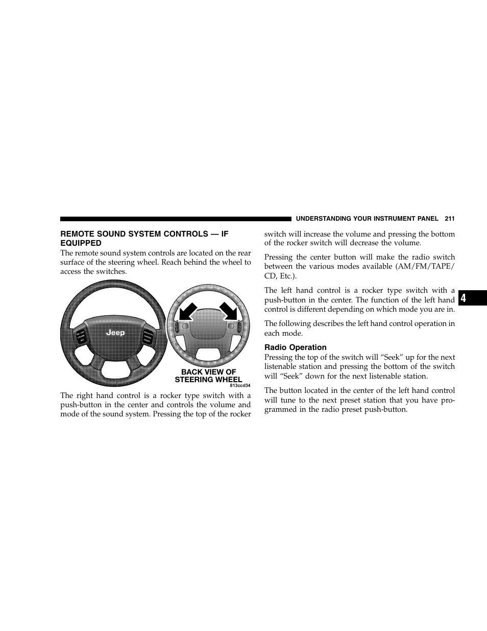 Jeep 2005 Grand Cherokee User Manual | Page 211 / 408