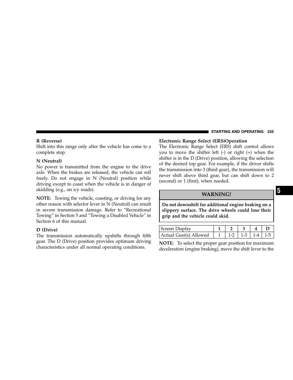 Jeep 2005 Grand Cherokee User Manual | Page 235 / 408