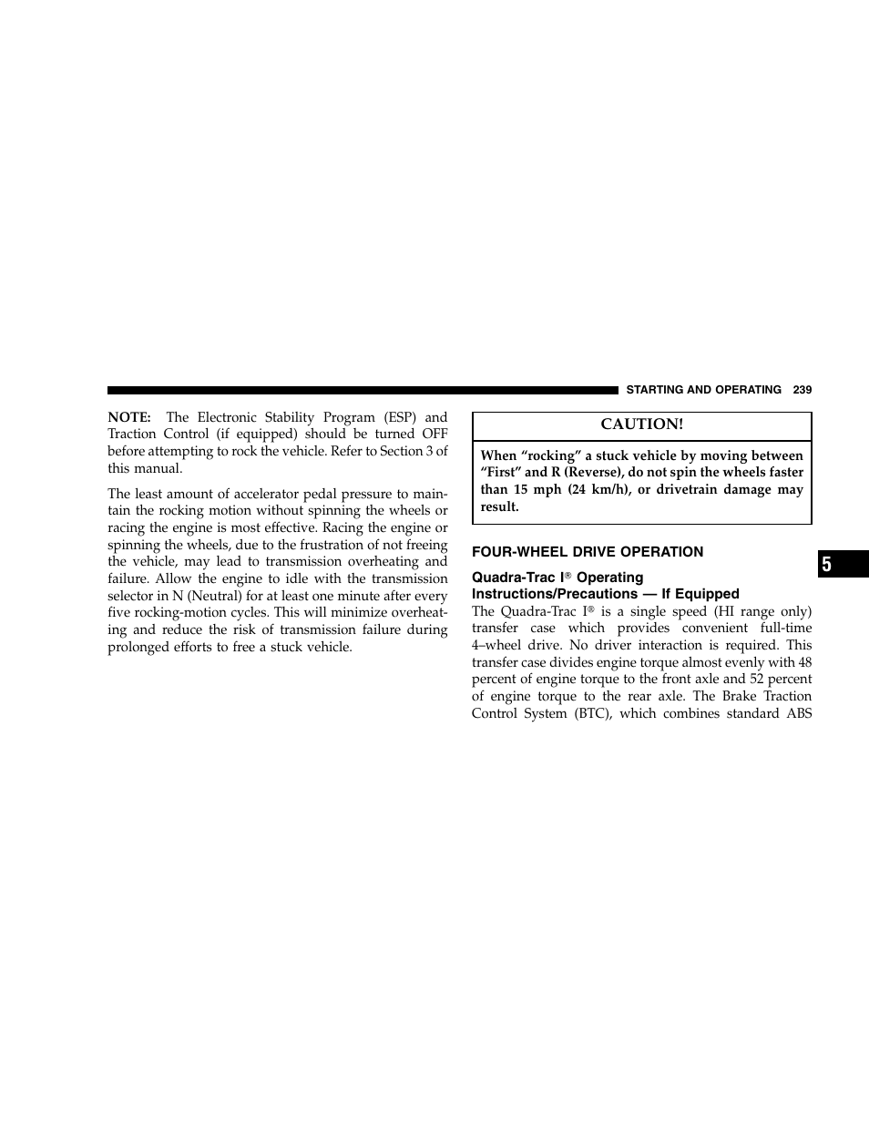 Jeep 2005 Grand Cherokee User Manual | Page 239 / 408