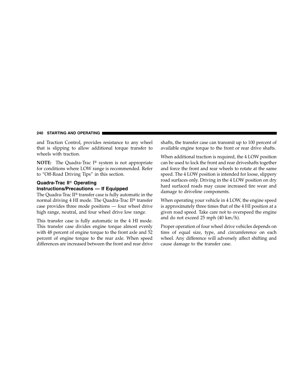 Jeep 2005 Grand Cherokee User Manual | Page 240 / 408