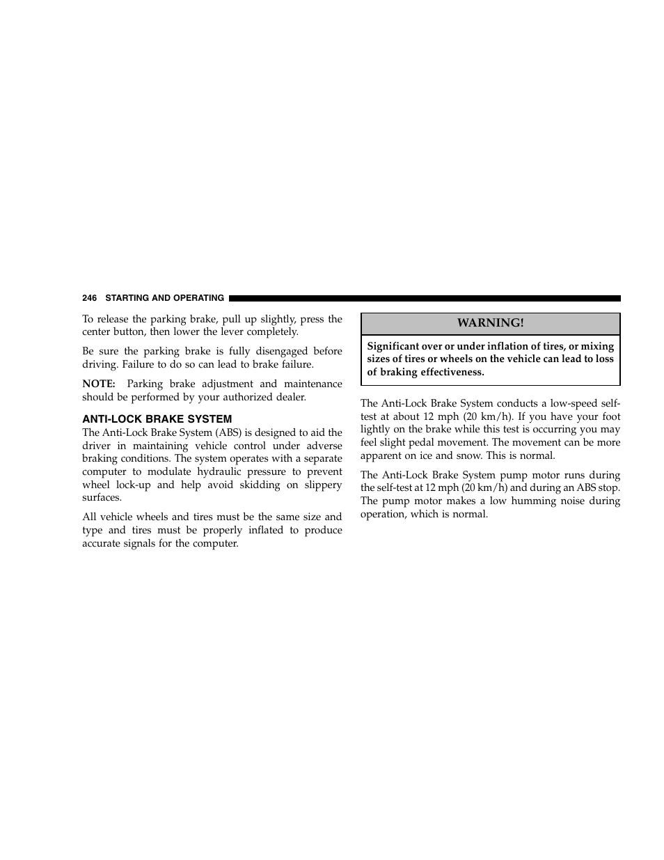 Jeep 2005 Grand Cherokee User Manual | Page 246 / 408