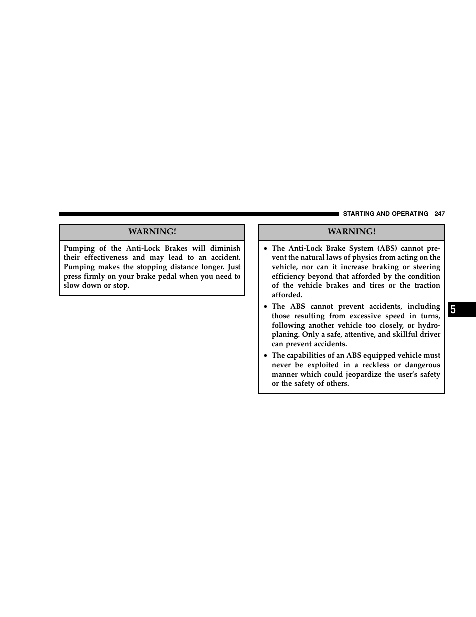 Jeep 2005 Grand Cherokee User Manual | Page 247 / 408