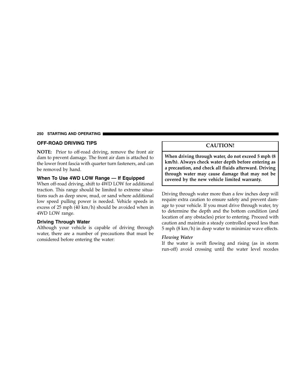Jeep 2005 Grand Cherokee User Manual | Page 250 / 408