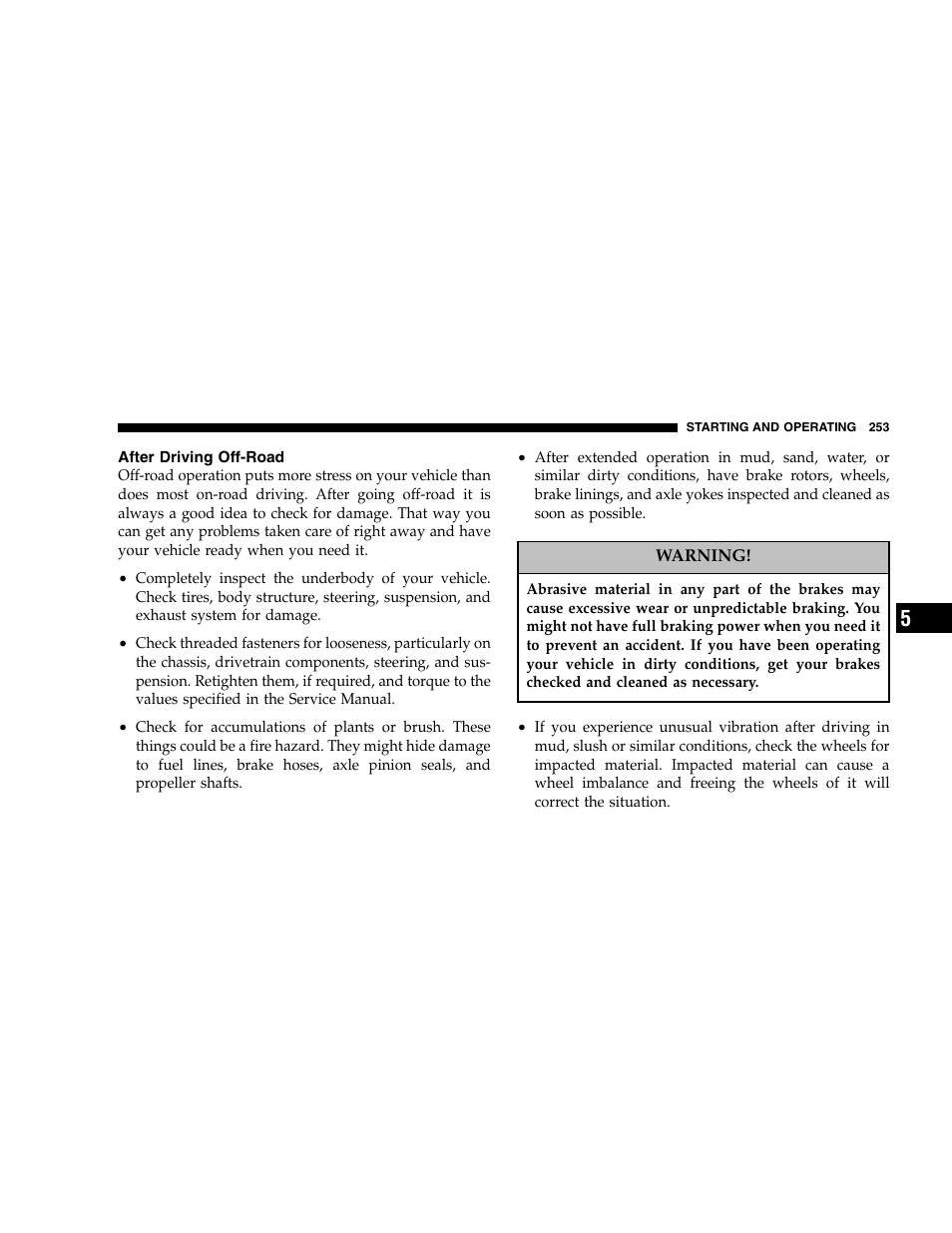 Jeep 2005 Grand Cherokee User Manual | Page 253 / 408
