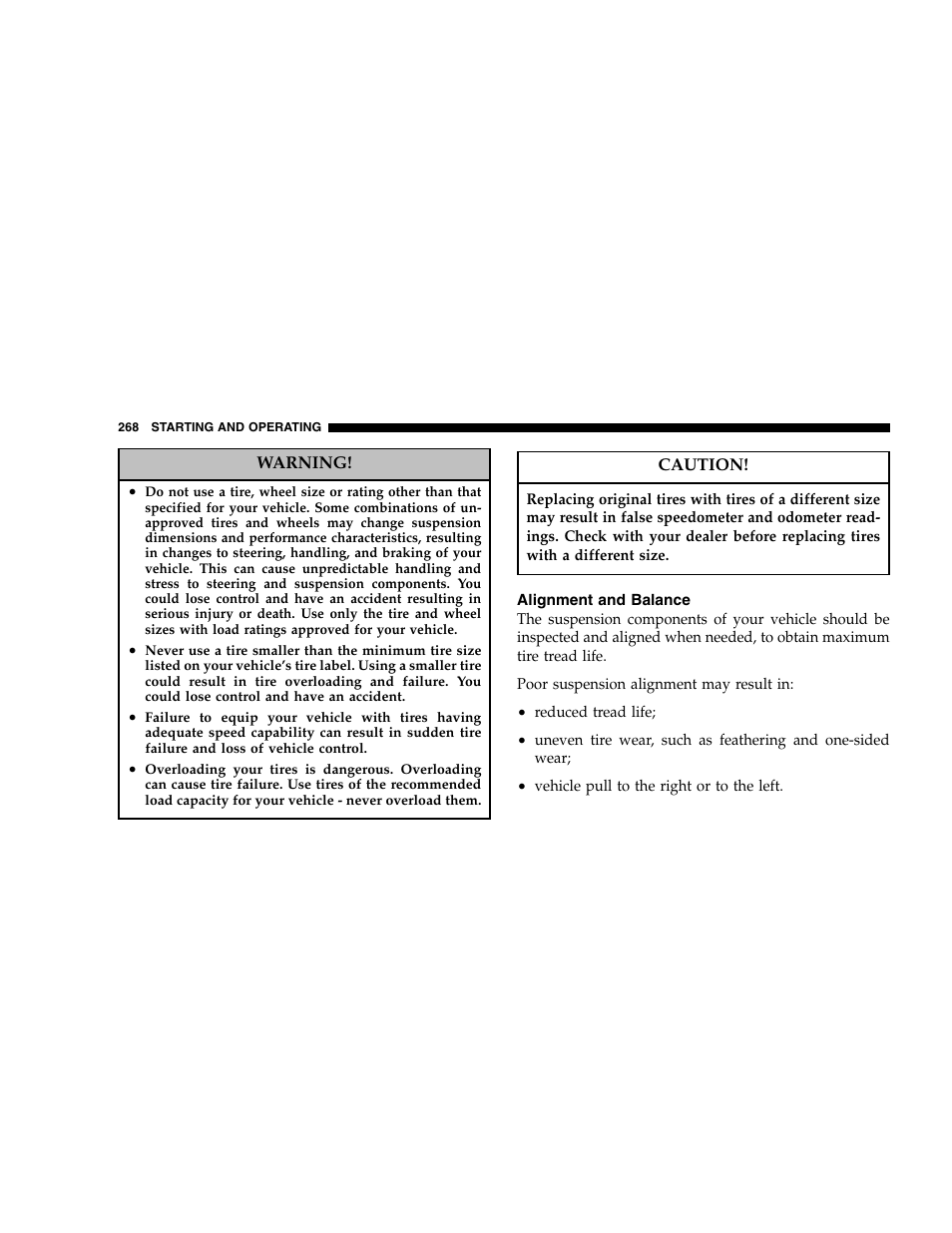 Jeep 2005 Grand Cherokee User Manual | Page 268 / 408
