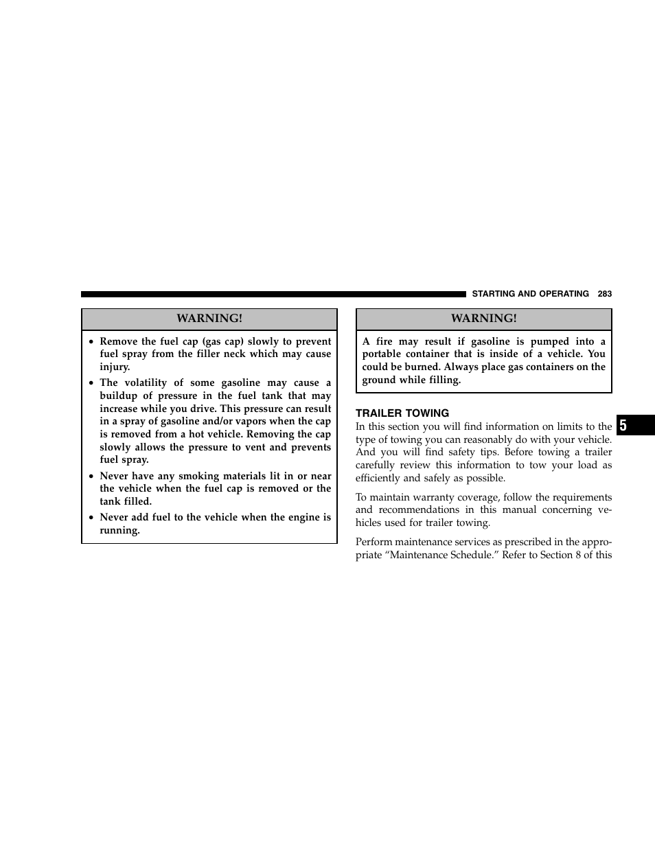 Jeep 2005 Grand Cherokee User Manual | Page 283 / 408