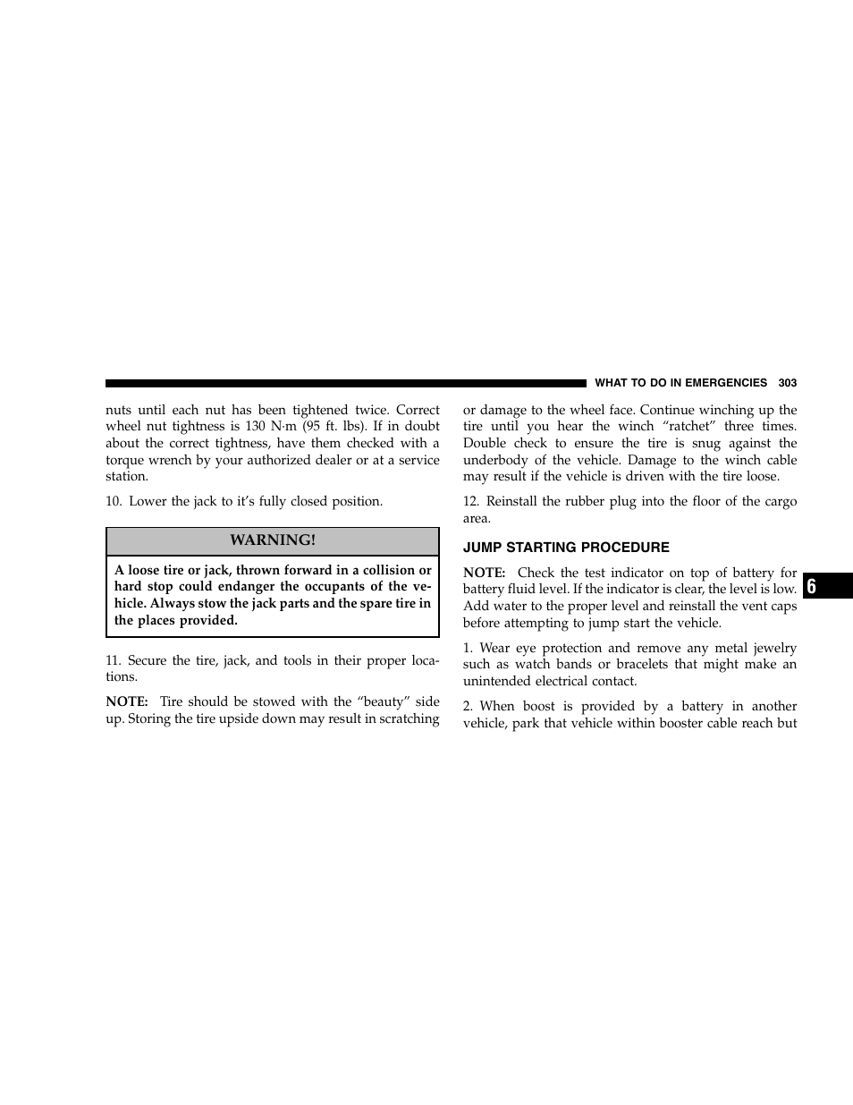 Jeep 2005 Grand Cherokee User Manual | Page 303 / 408