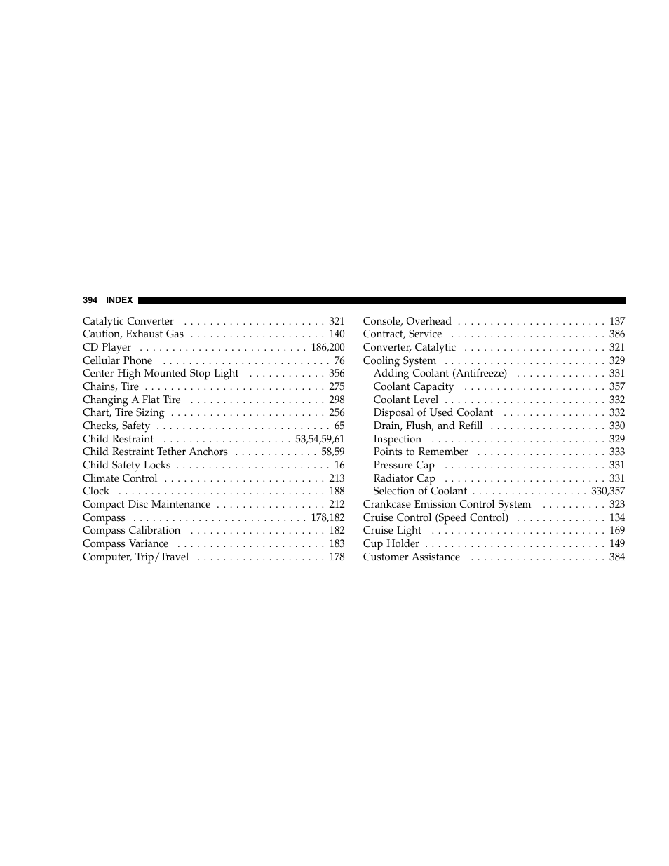 Jeep 2005 Grand Cherokee User Manual | Page 394 / 408