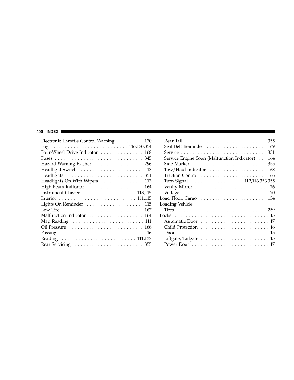 Jeep 2005 Grand Cherokee User Manual | Page 400 / 408