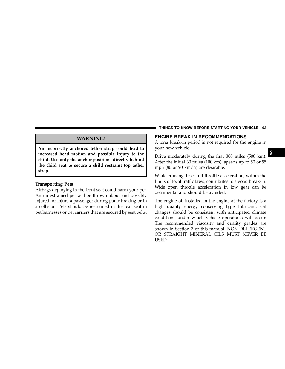 Jeep 2005 Grand Cherokee User Manual | Page 63 / 408