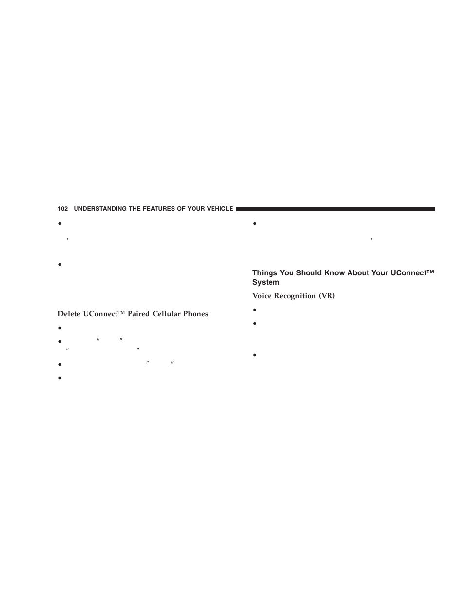 Things you should know about your, Uconnect™ system | Jeep 2005 Liberty User Manual | Page 102 / 424