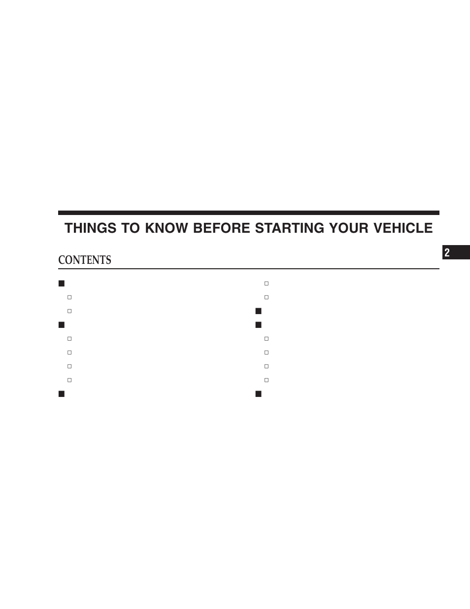 Jeep 2005 Liberty User Manual | Page 11 / 424