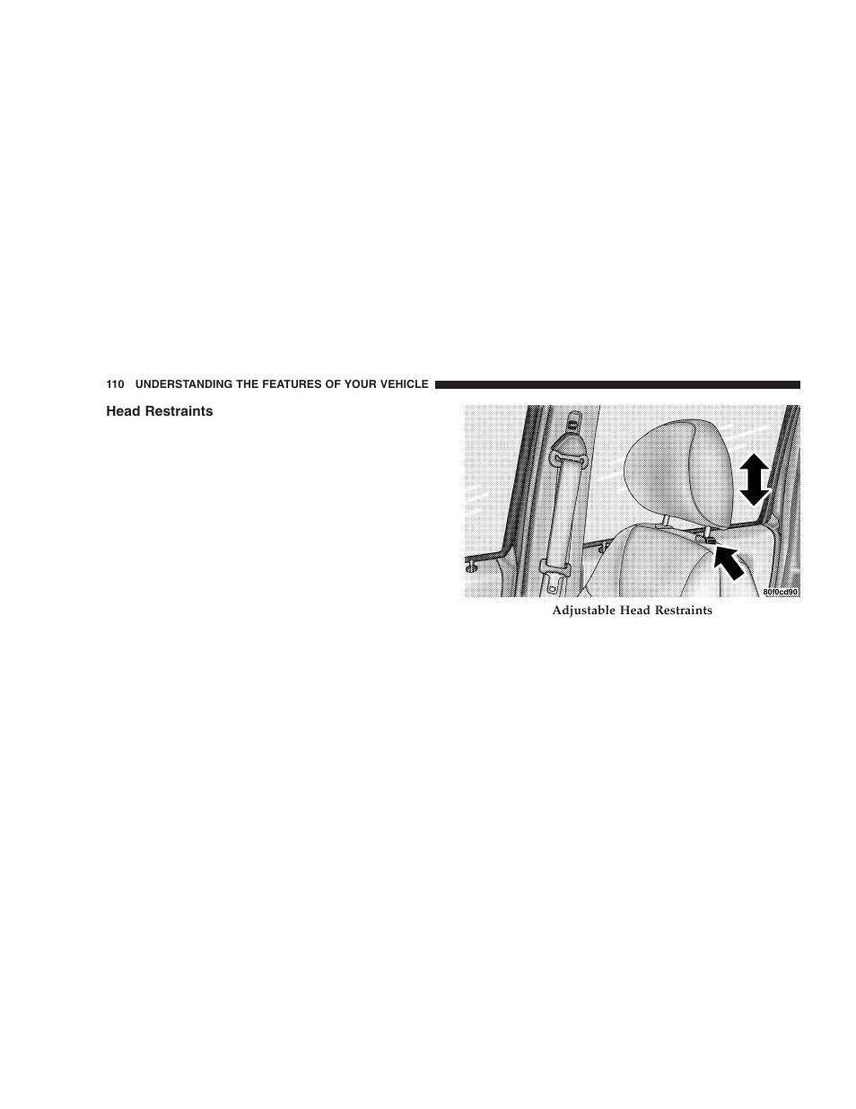 Head restraints | Jeep 2005 Liberty User Manual | Page 110 / 424