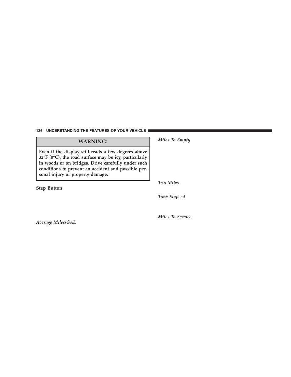 Jeep 2005 Liberty User Manual | Page 136 / 424