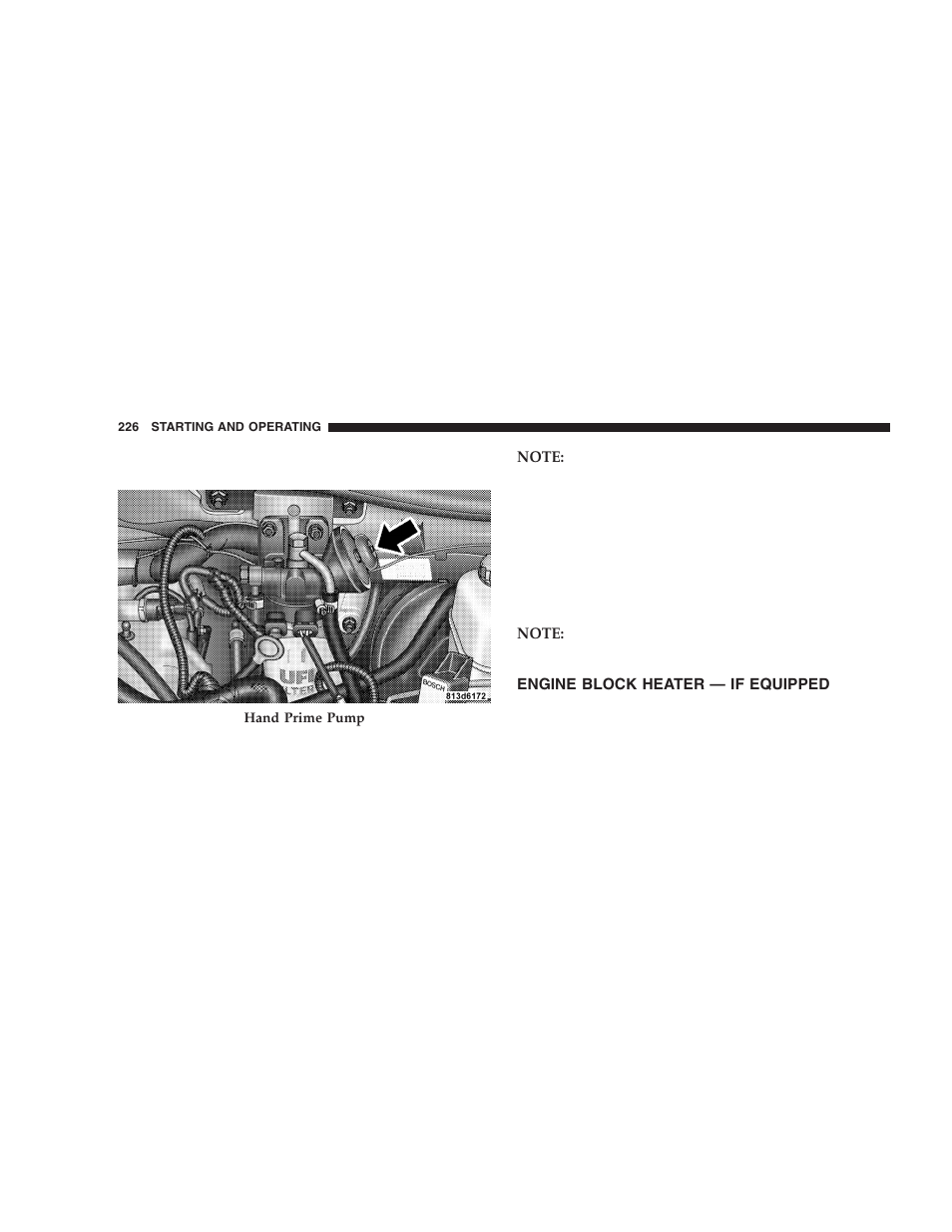 Engine block heater — if equipped | Jeep 2005 Liberty User Manual | Page 226 / 424