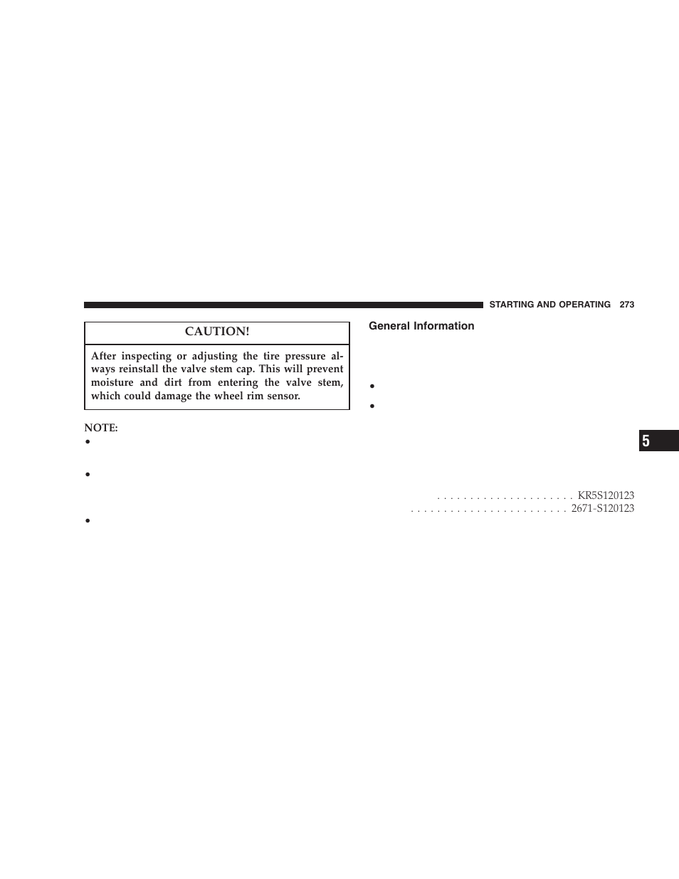 General information | Jeep 2005 Liberty User Manual | Page 273 / 424
