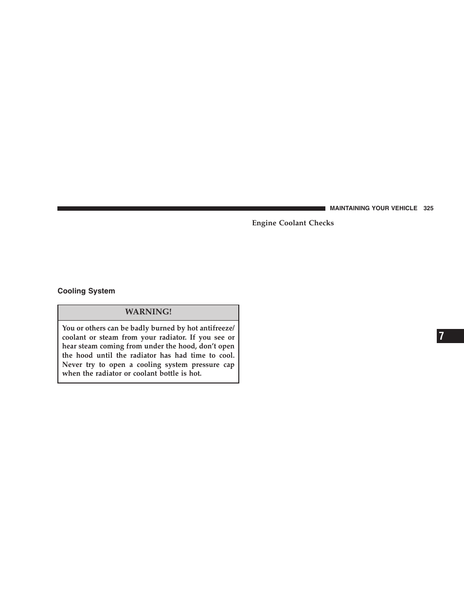 Cooling system | Jeep 2005 Liberty User Manual | Page 325 / 424