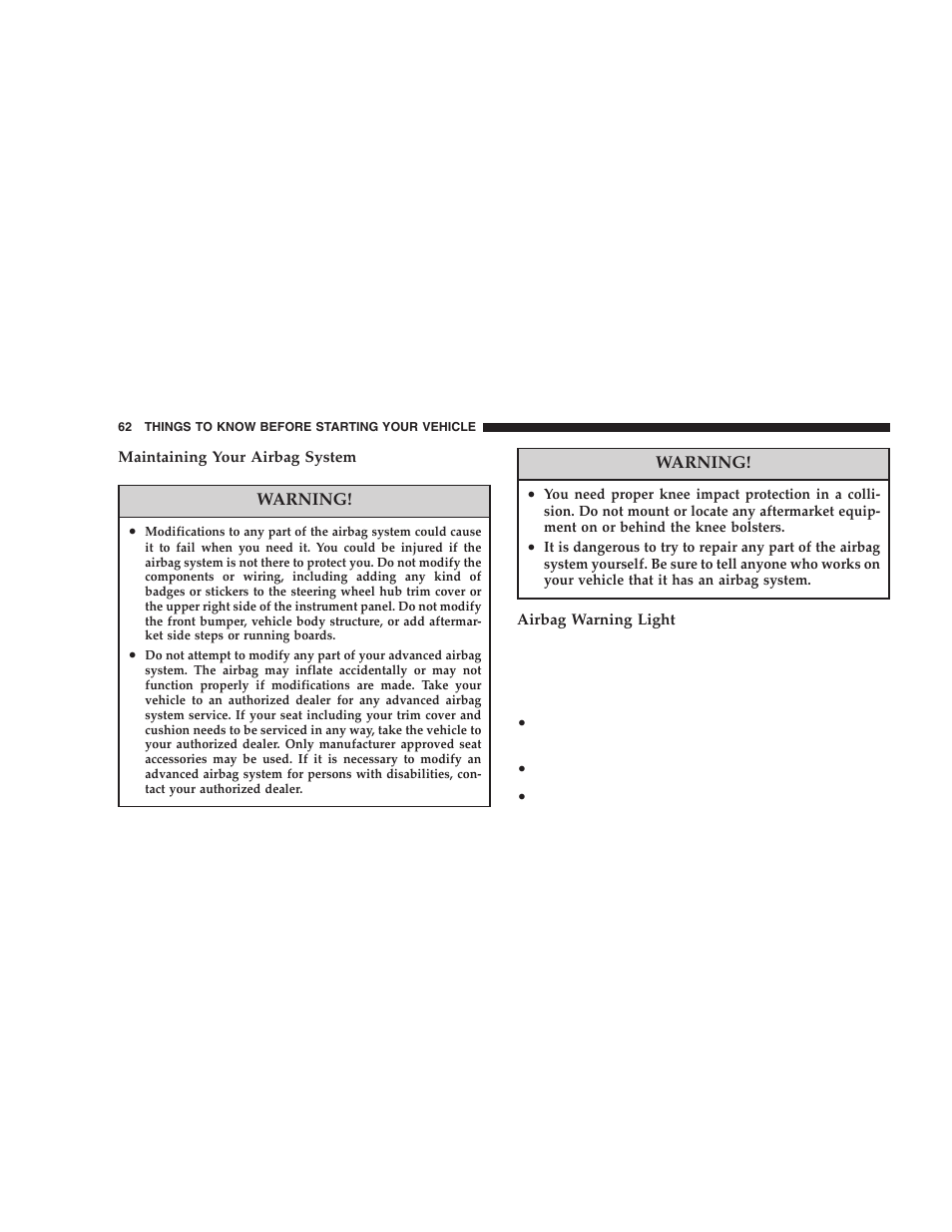 Jeep 2005 Liberty User Manual | Page 62 / 424