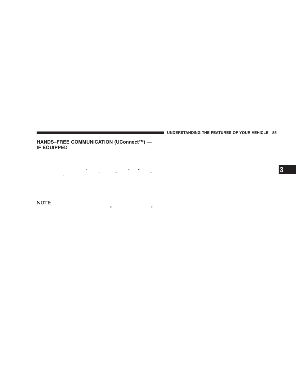 Hands–free communication (uconnect™), If equipped | Jeep 2005 Liberty User Manual | Page 85 / 424