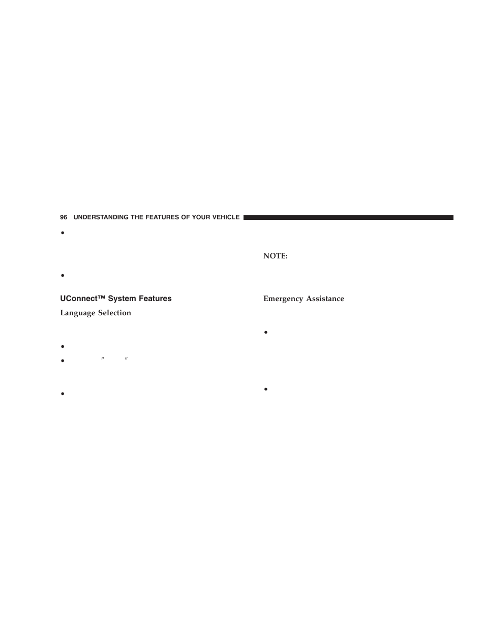 Uconnect™ system features | Jeep 2005 Liberty User Manual | Page 96 / 424
