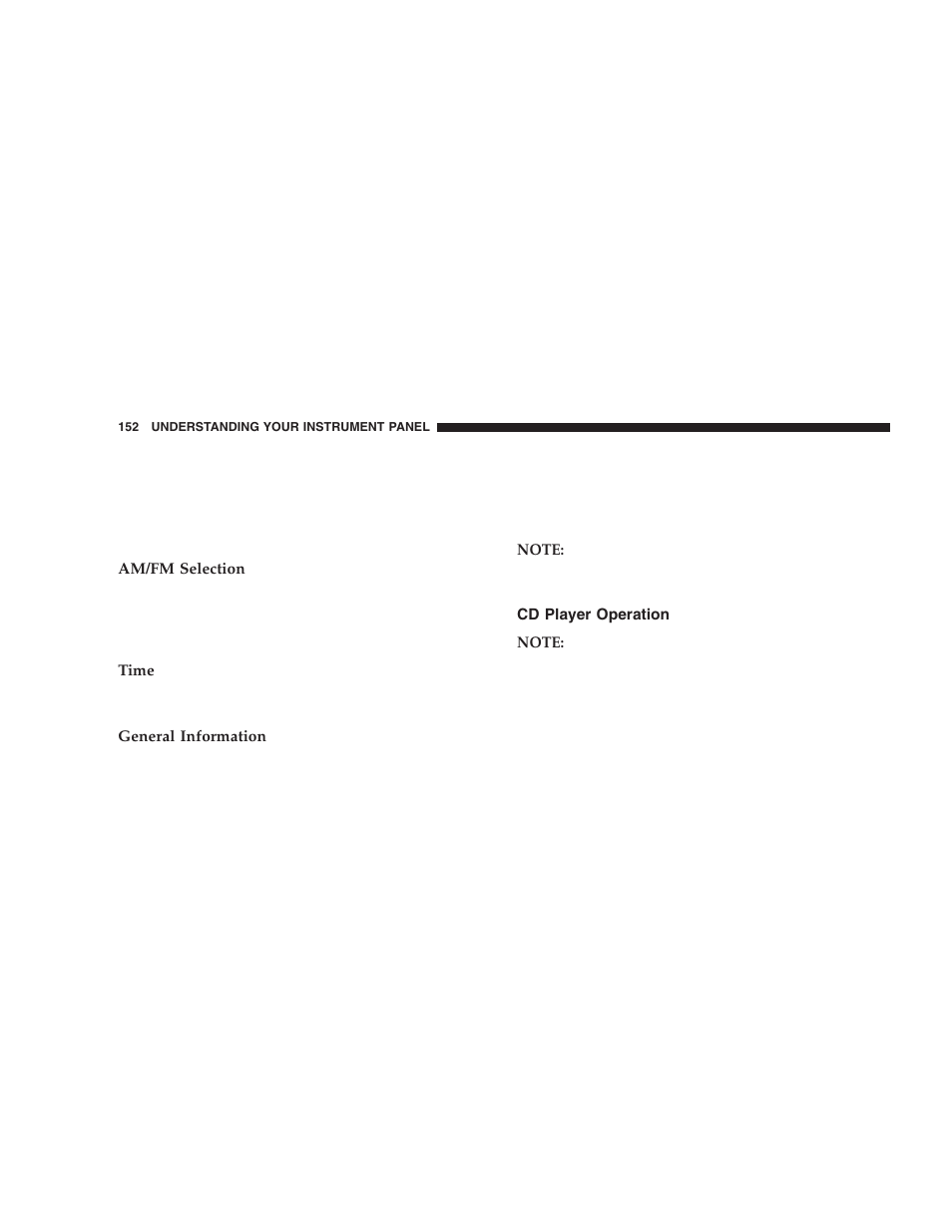 Cd player operation | Jeep 2005 Wrangler User Manual | Page 152 / 352