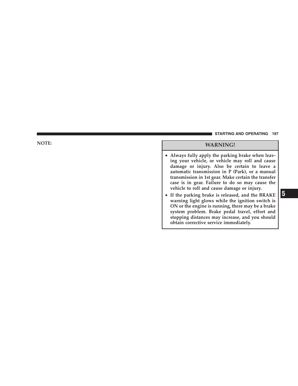 Jeep 2005 Wrangler User Manual | Page 197 / 352