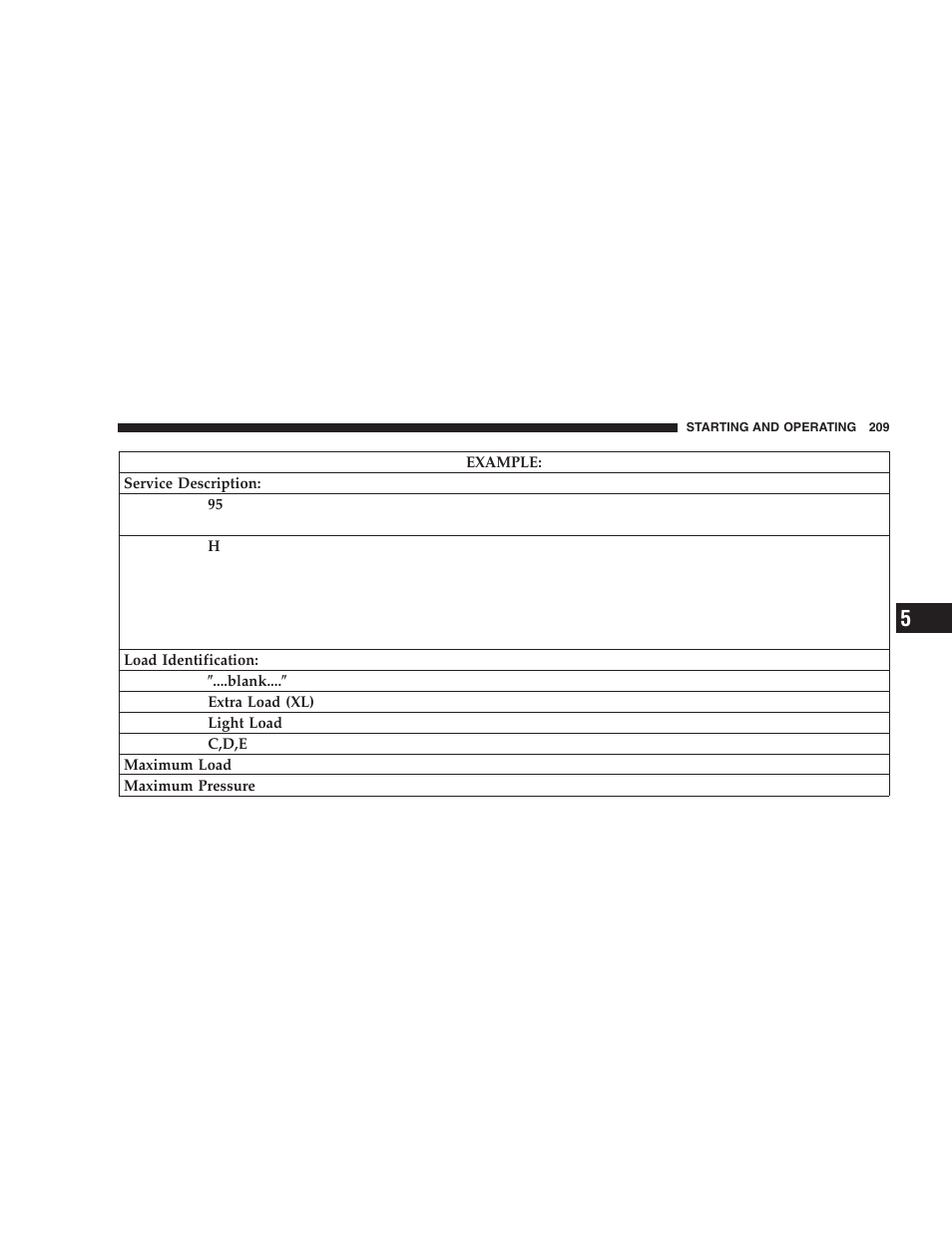 Jeep 2005 Wrangler User Manual | Page 209 / 352