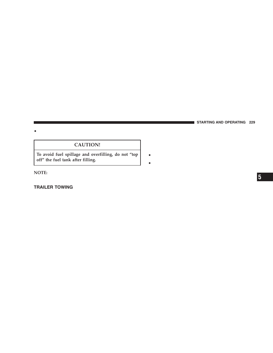 Trailer towing | Jeep 2005 Wrangler User Manual | Page 229 / 352