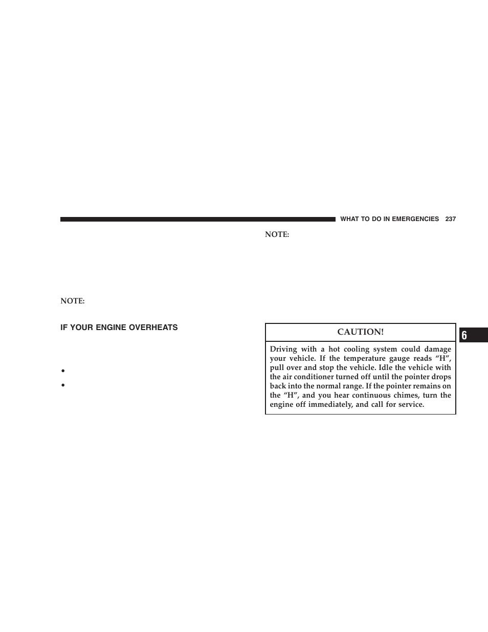 If your engine overheats | Jeep 2005 Wrangler User Manual | Page 237 / 352