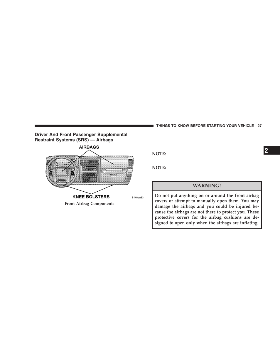 Jeep 2005 Wrangler User Manual | Page 27 / 352