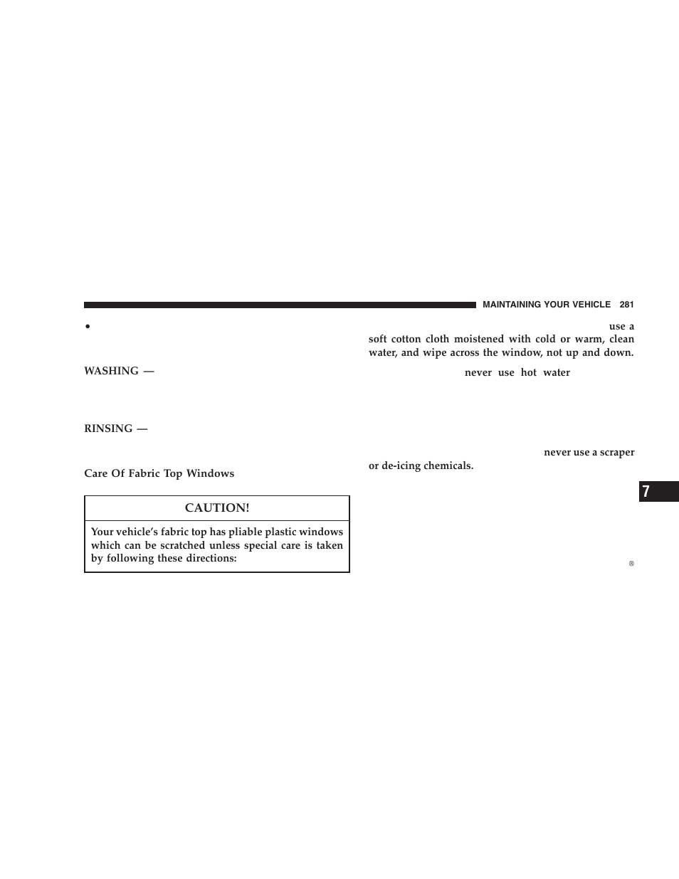 Jeep 2005 Wrangler User Manual | Page 281 / 352